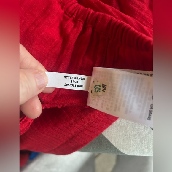 JCrew Airy gauze beach short in Venetian Red XL - Picture 3 of 5